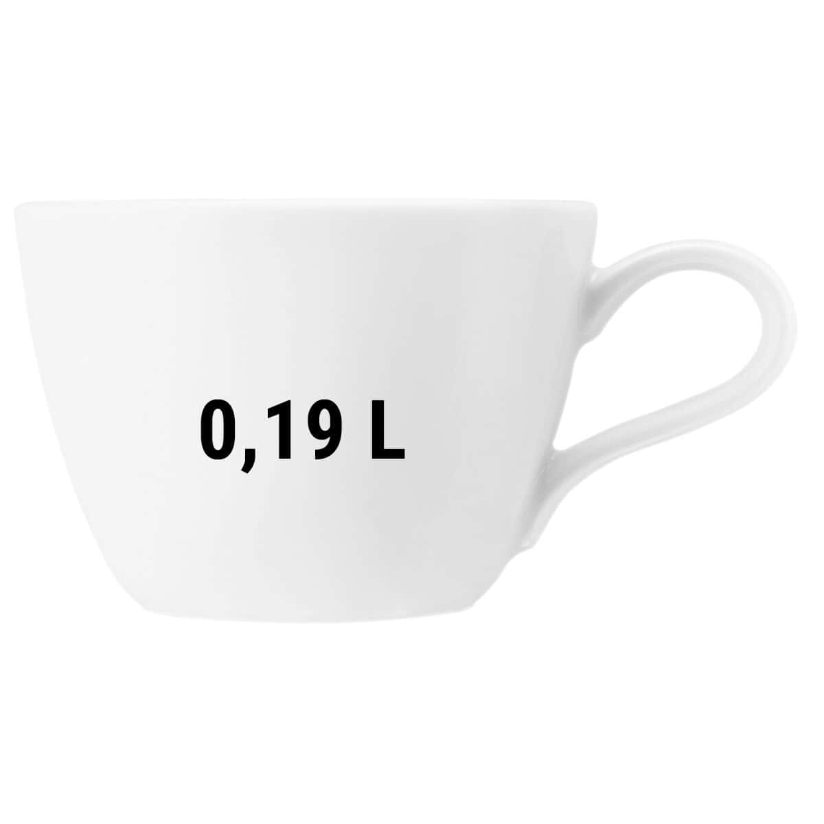 (6 Stück) SELTMANN WEIDEN | Cappuccinotasse - 0,22 Liter