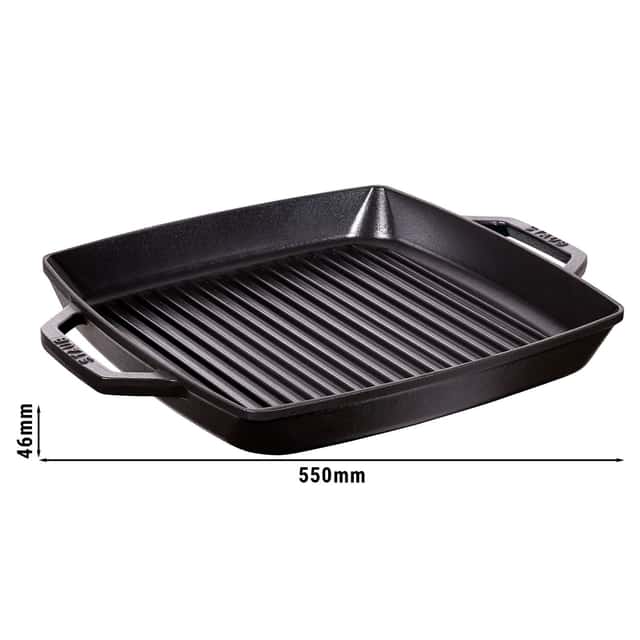 STAUB | GRILL PANS - Grillpfanne - 330x330mm - Gusseisen - Schwarz