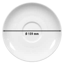 (6 pieces) Seltmann Weiden - Saucer - Ø 159 mm