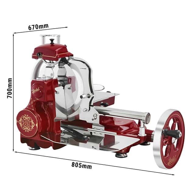 BERKEL | Schwungradmaschine Tribute  - Messer: Ø 300mm - Rot