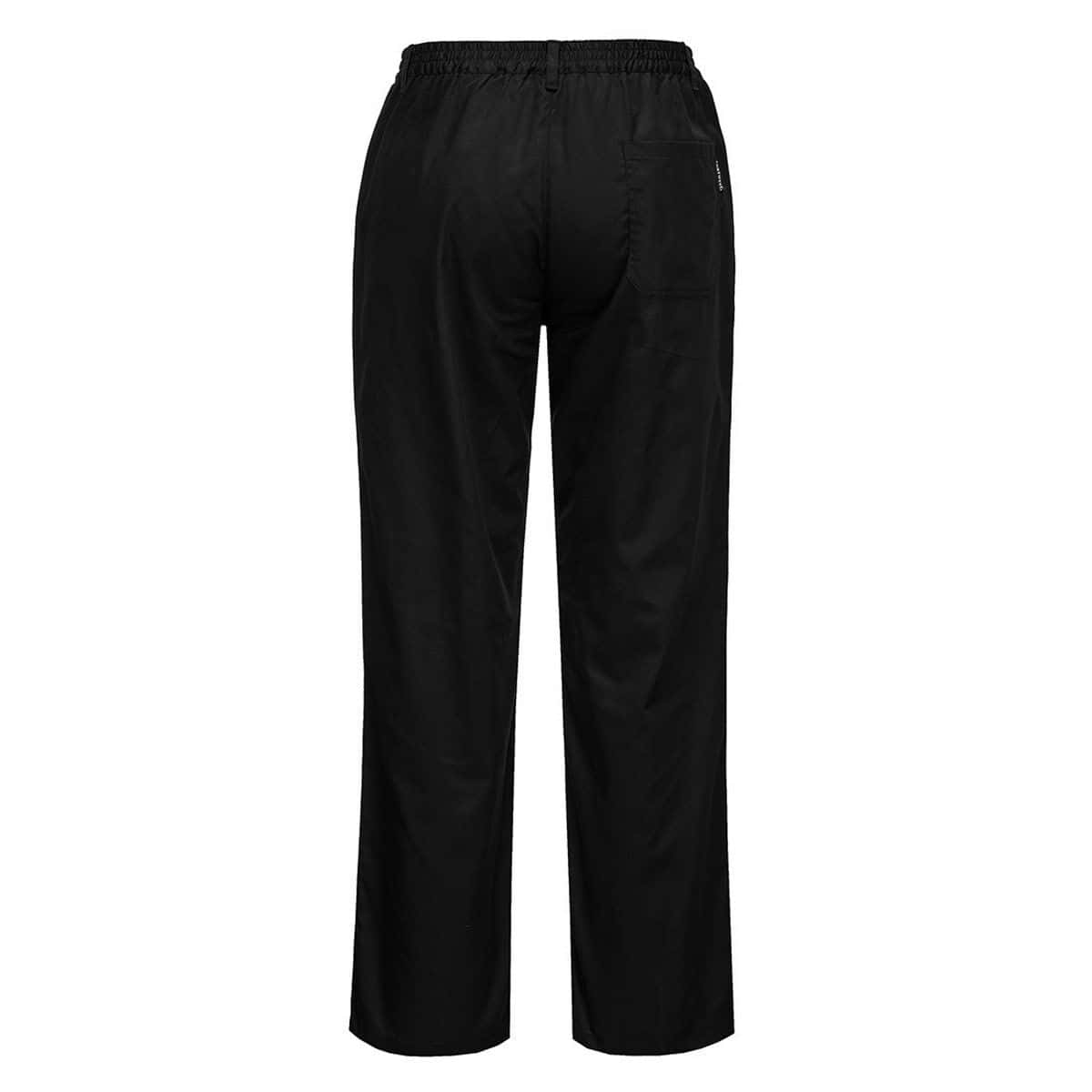 (5 Stück) Damen Kochhose Basic - Schwarz - Größe: XXL