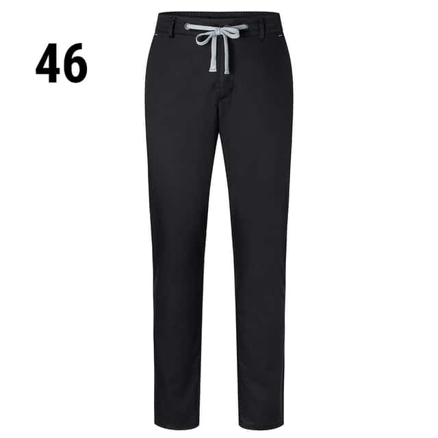 KARLOWSKY | Herren Chinohose Modern-Stretch - Schwarz - Größe: 46