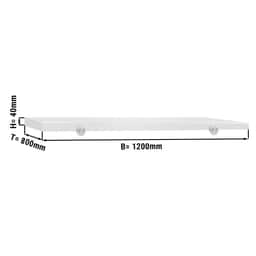 Cutting board for work table - 1200x800mm - White