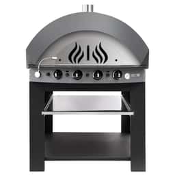 Gas pizza oven - anthracite - 9x 25cm - manual - incl. base frame