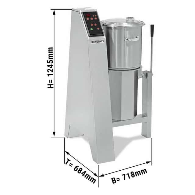 Vegetarischer/ Hummus Cutter - 50 Liter - 3 kW - 400 Volt