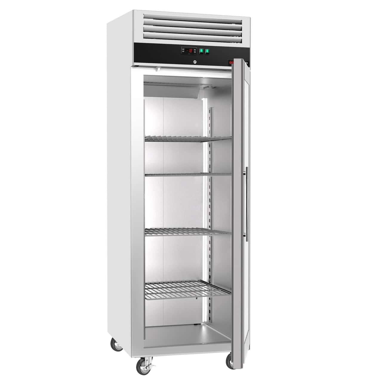 Freezer Stainless Steel ECO - 600 liters - with 1 glass door