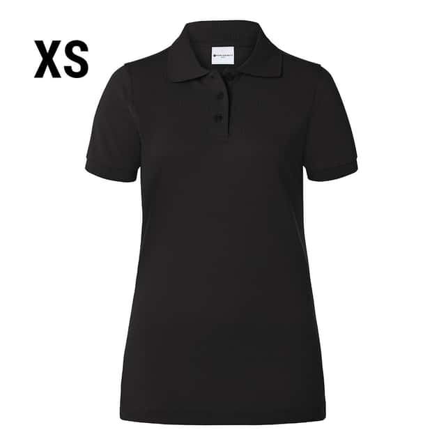 KARLOWSKY | Damen Workwear Poloshirt Basic - Schwarz - Größe: XS