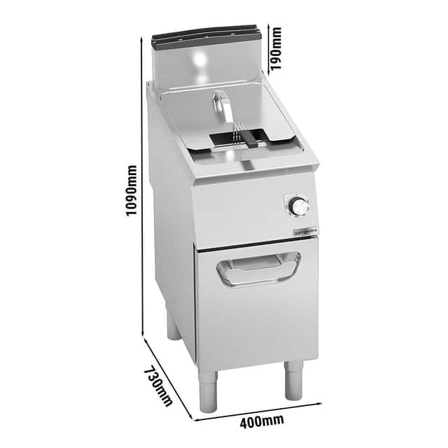 Gas Fritteuse - 18 Liter - 14 kW