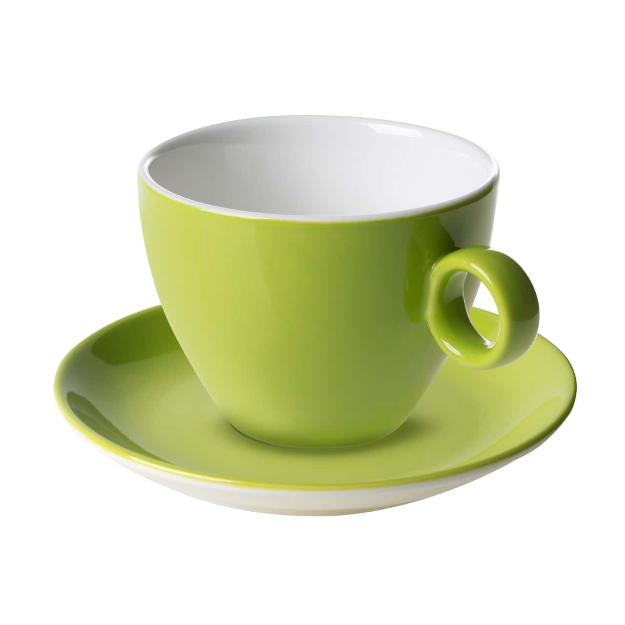 (6 Stück) BART COLOUR CAFE - Cappuccinotasse - 230ml - Lime