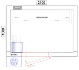 Regalset Aluminium (Eloxiert) - Bautiefe: 360 mm