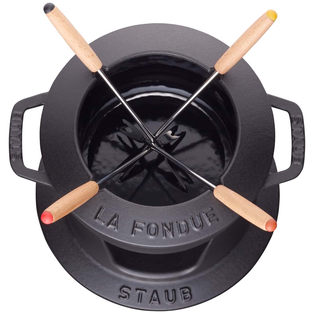 STAUB | SPECIALITIES - Fondue Set - Ø 160mm - Gusseisesn - Schwarz