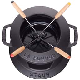 STAUB | SPECIALITIES - Fondue Set - Ø 160mm - Gusseisesn - Schwarz