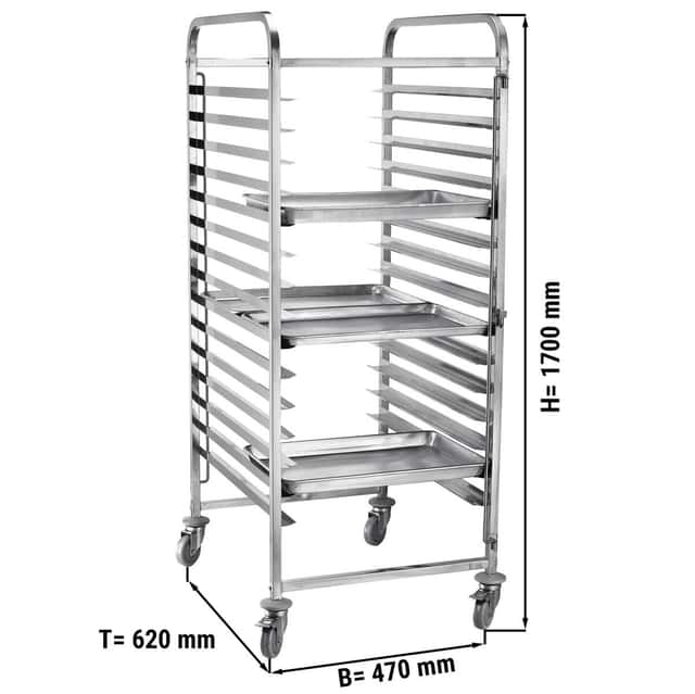 Tablettwagen - 15x EN 60x40