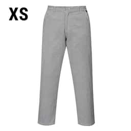 Unisex Kochhose - Schwarz / Weiß - Größe: XS