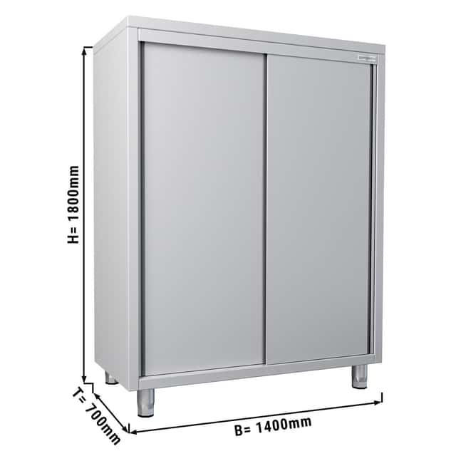 Geschirrschrank ECO - 1400x700mm - mit 2 Schiebetüren - Höhe: 1800mm