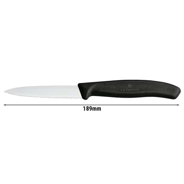 VICTORINOX | SWISS CLASSIC - Gemüsemesser mit Wellenschliff - Klinge: 80mm