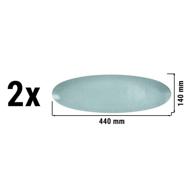 (2 pieces) Seltmann Weiden - Coffee plate -440x140mm