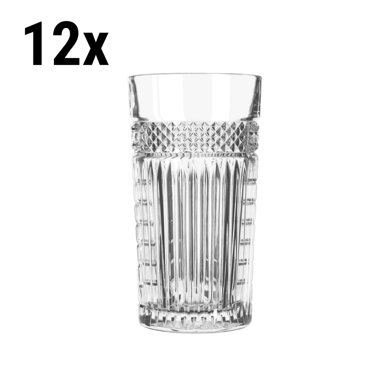 (12 Kusů) Sklenice na longdrink - RADIANT - 470 ml - transparentní