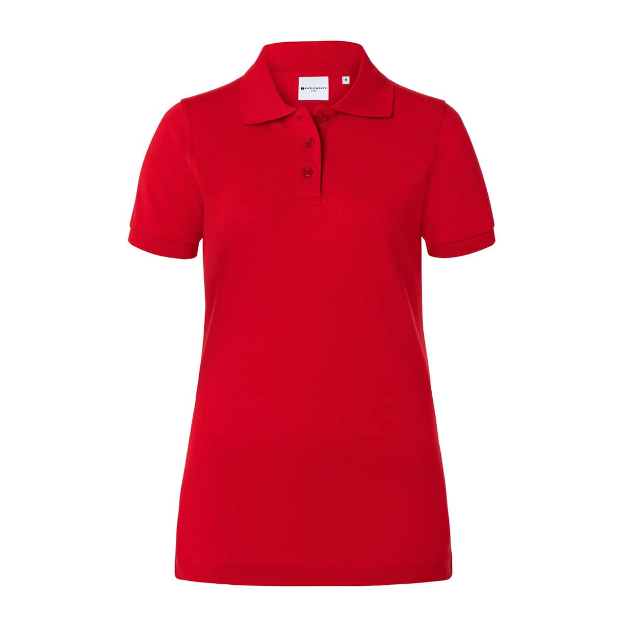 KARLOWSKY | Damen Workwear Poloshirt Basic - Rot - Größe: 3XL