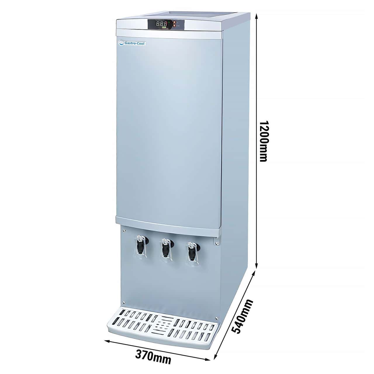 GASTRO-COOL | Dispenserkühlschrank - 110 Liter - 1 Tür - Silber