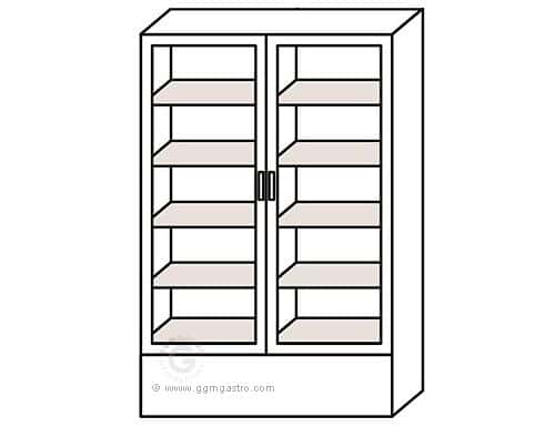 Getränkekühlschrank - 435 Liter - 2 Glastüren & LED Beleuchtung