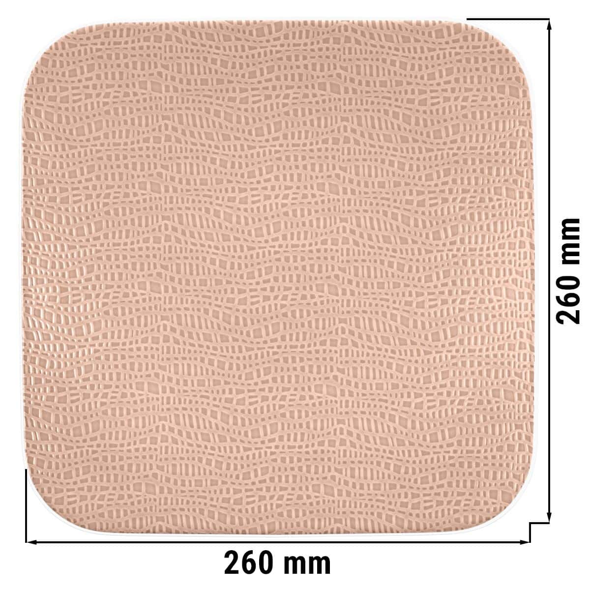 (6 pieces) Seltmann Weiden - Coup plate flat square - 260 x 260 mm