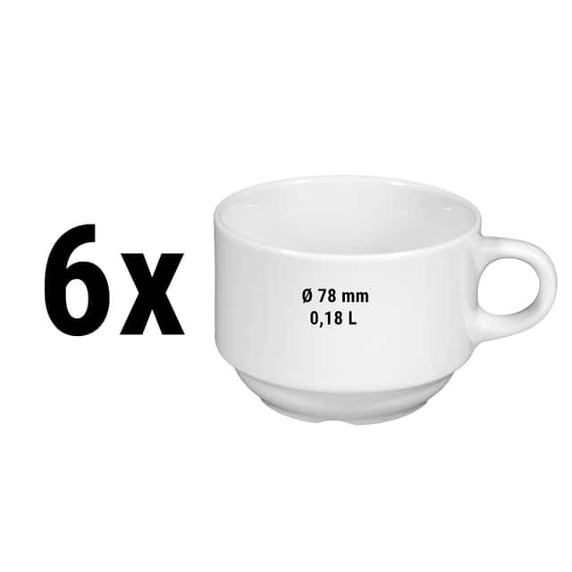 (6 pieces) Seltmann Weiden - Coffee cup - 0,18 Liter