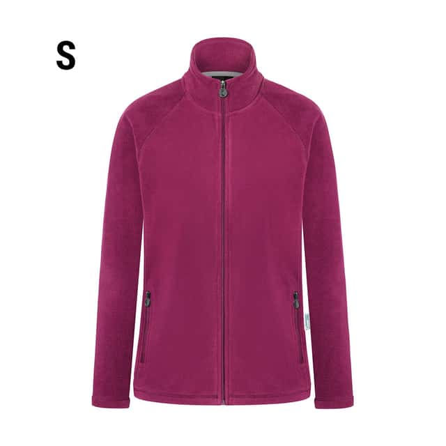 KARLOWSKY | Damen Workwear Fleecejacke Warm-Up - Fuchsia - Größe: S