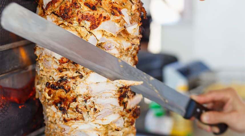 Döner-/ Kebabmesser - Klinge: 550mm