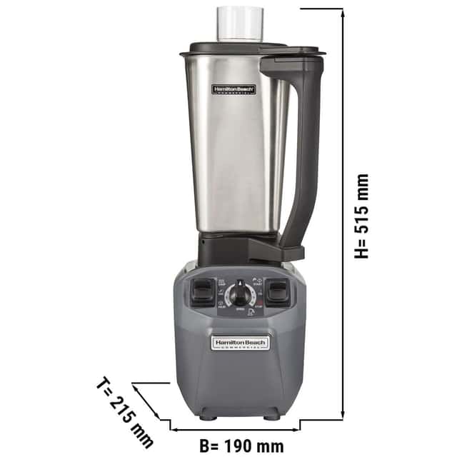 HAMILTON BEACH | Foodmixer EXPEDITOR HBF510S - 1,8 Liter - 1,8 kW - Edelstahlbehälter