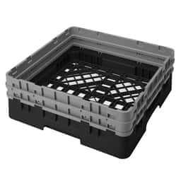 CAMBRO | CAMRACK® - Basisspülkorb 1/1 - mit 2 Extender - 500x500mm - Schwarz