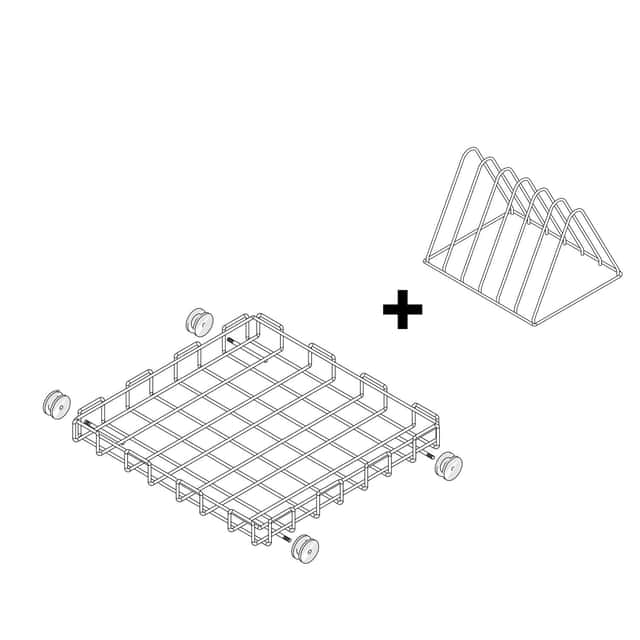 Koš pro myčku na hrnce - 665 x 665 mm