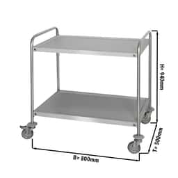 Servierwagen - 800x500mm - mit 2 Abstellflächen