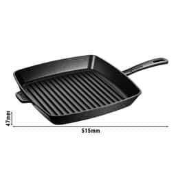 STAUB | GRILL PANS - American Grill - 300x300mm - Gusseisen - Schwarz