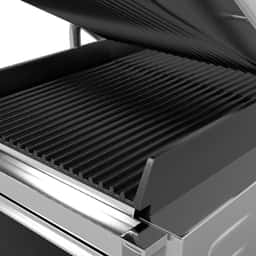 Kontaktgrill - 1,8 kW - oben & unten Gerillt - Grillfläche: 235x225mm