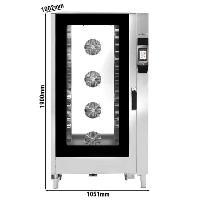 Bäckerei-Kombidämpfer - Touch - 16x EN 60x40 - mit Waschsystem