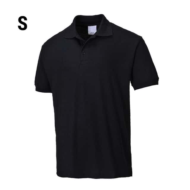 Herren Poloshirt - Schwarz - Größe: S