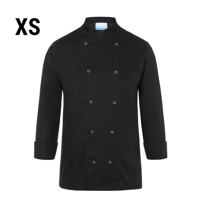 KARLOWSKY | Kochjacke Basic - Schwarz - Größe: XS