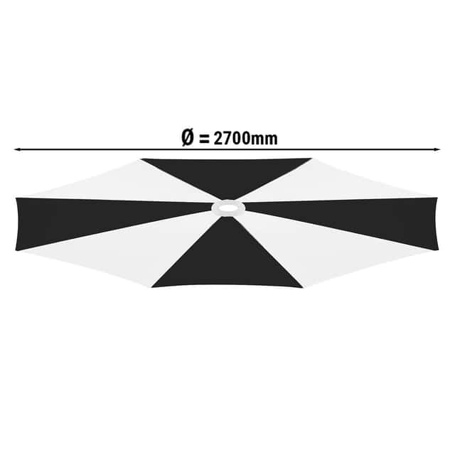 Stoff - für Sonnenschirm - Ø270 cm - ohne LED Beleuchtung