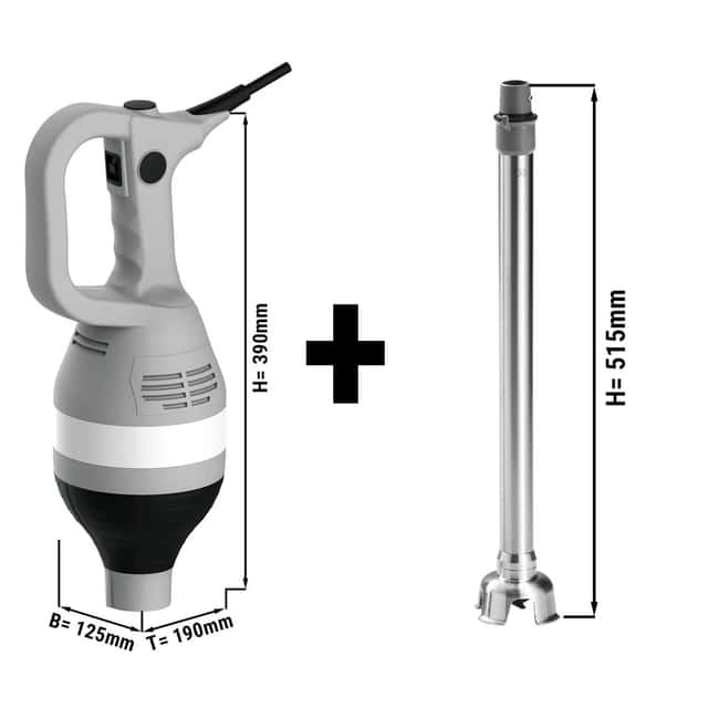 Stabmixer inkl. Mixstab 450mm - 750 Watt - 1 Geschwindigkeit