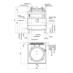 Plynový tlakový kotel na vaření - 100L - nepřímý ohřev - 20,9 kW