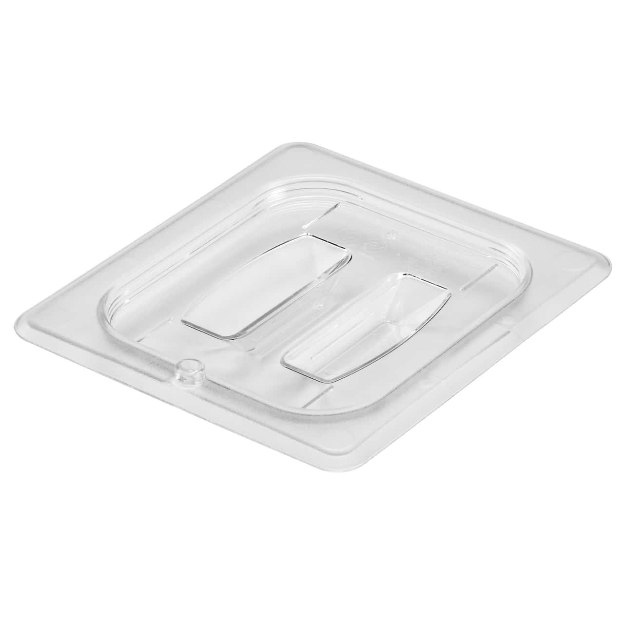 (6 kusů) CAMBRO | Camwear® polykarbonátový GN kryt 1/6 - s rukojetí - čirý