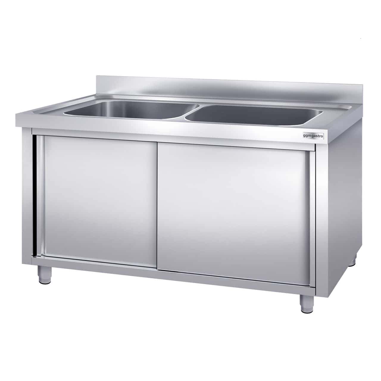 Topfspülschrank - 1800x700mm - mit 2 Becken