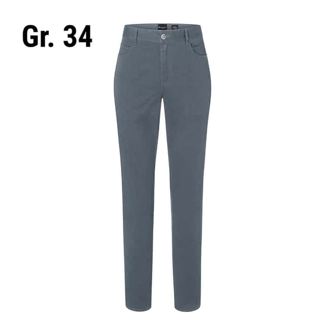 KARLOWSKY | Damen 5-Pocket-Hose - Anthrazit - Größe: 34