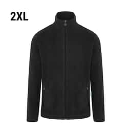 KARLOWSKY | Herren Workwear Fleecejacke Warm-Up - Schwarz - Größe: 2XL