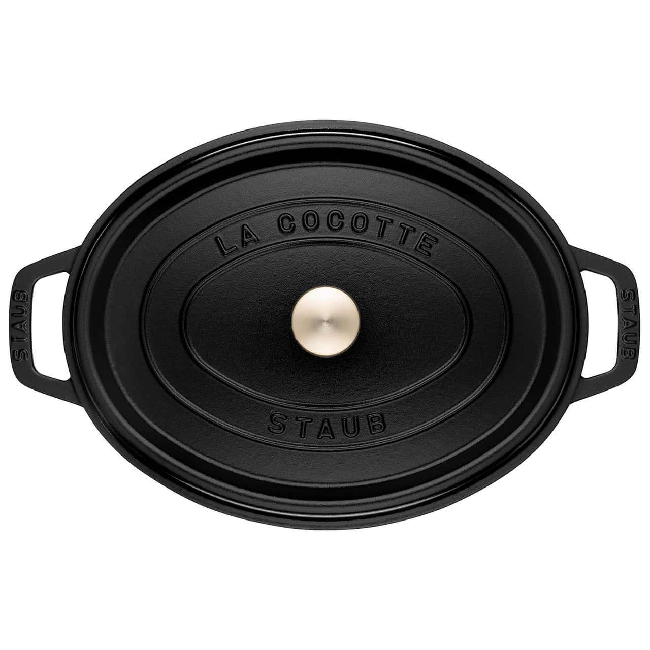 STAUB | LA COCOTTE - Cocotte - oval - 230mm - Gusseisen - Schwarz