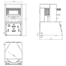 Pizzapresse/ Former - Ø 33 cm