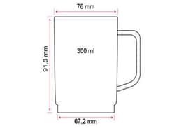 (50 Stück) Polycarbonat Tee-/Kaffeetasse, weiss - 250 ml