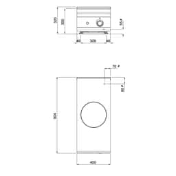 Induktionswok - 5 kW