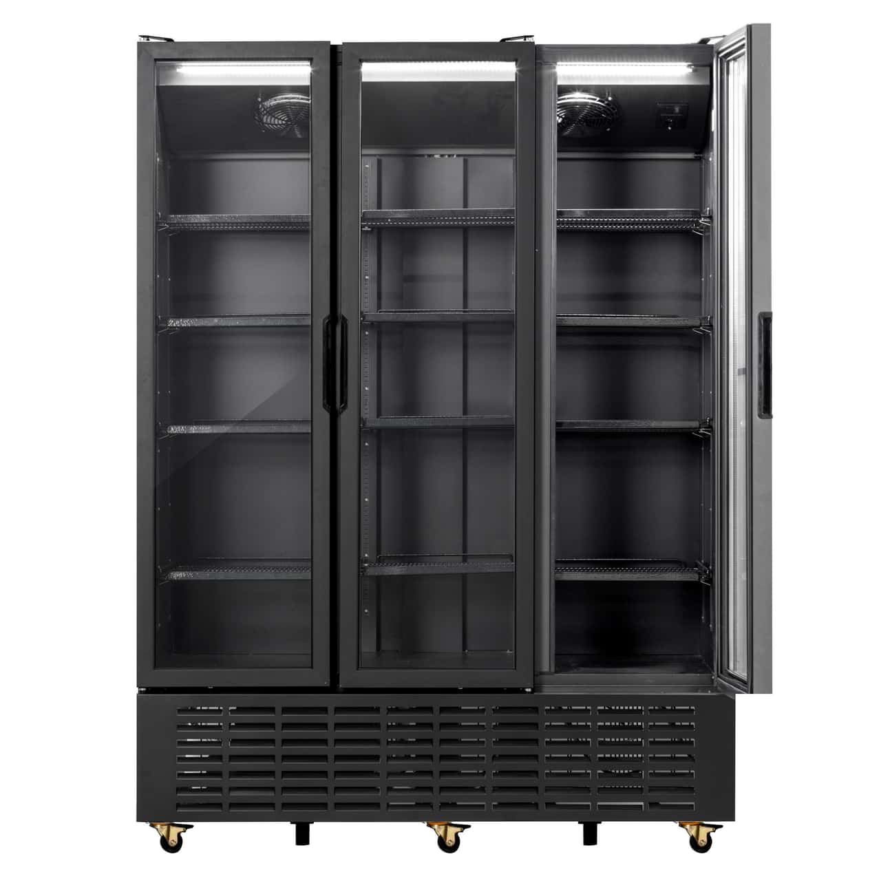 Getränkekühlschrank - 1500 Liter - 3 Glastüren & LED Beleuchtung